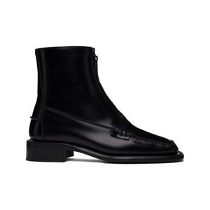 Hereu Mallera Square Toe Low Zip Boot Black, Size 36 (NWT)